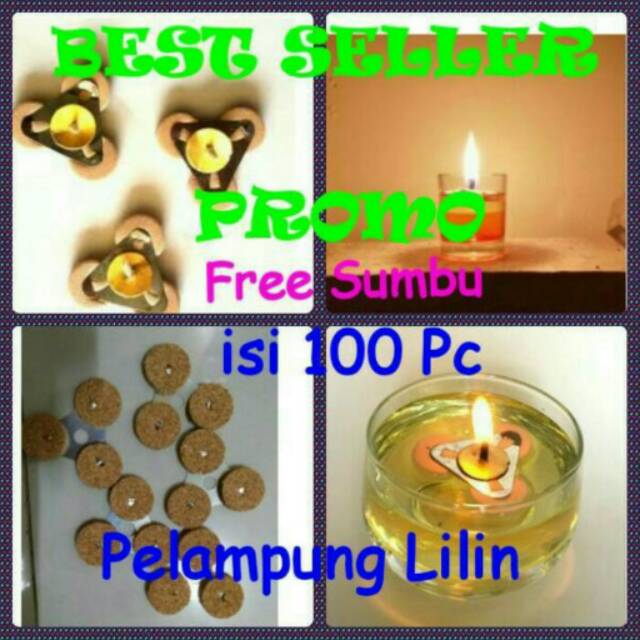 Lilin Apung Pelampung Minyak