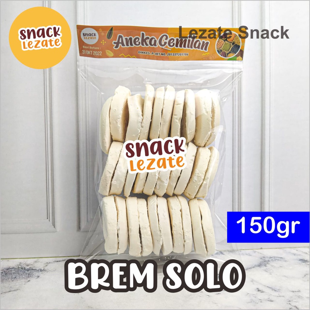 

Brem Solo Asli 150gr / Brem Solo Bulat Kiloan Khas Solo / Brem Bulat Putih Ketan Murah Mekar Sari 45 Brem