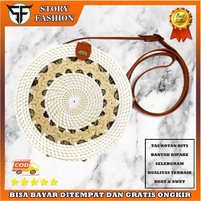  Tas  Rotan  Bali Murah Sling Bag Fashion Wanita Tas  Anyaman 