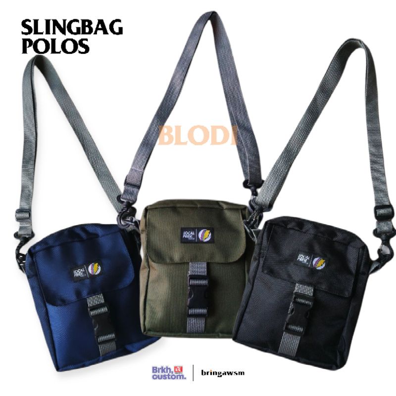 SLINGBAG POLOS BLODI | BRKHCUSTOM | TAS SELEMPANG | TAS DISTRO | TAS BAHU  | TAS SELEMPANG PRIA DAN WANITA