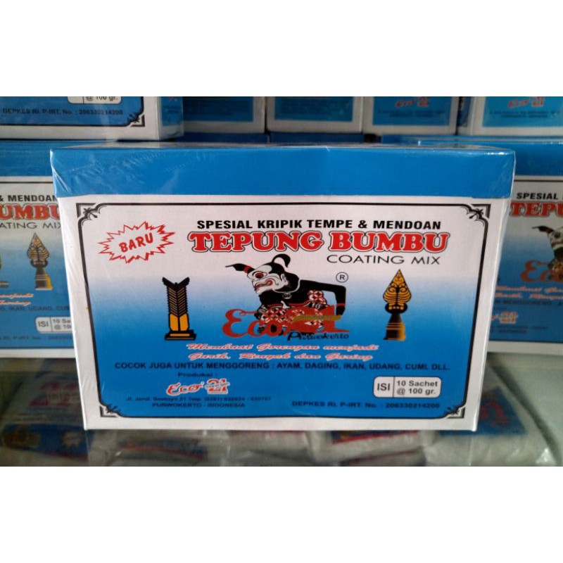 Tepung Bumbu Tempe Mendoan Eco 21 Asli Purwokerto Banyumas Coating Mix