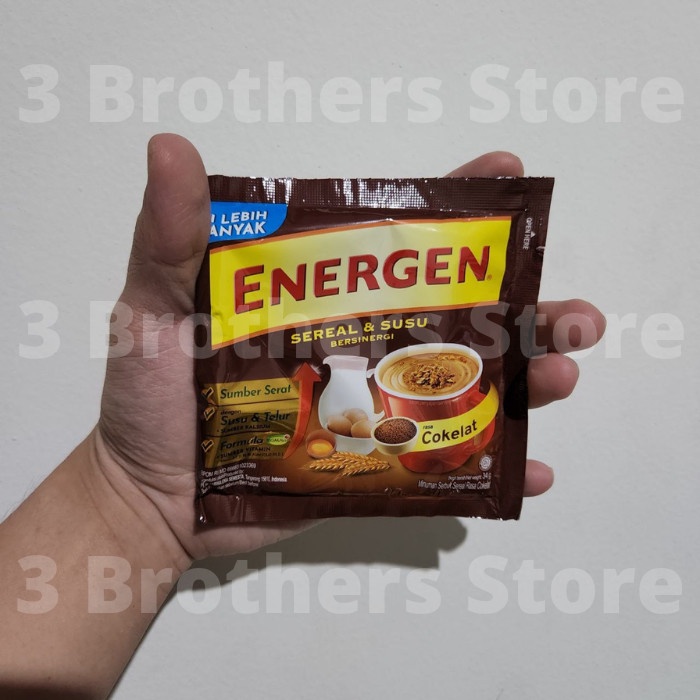 Energen Satuan Minuman Sereal Coklat Vanilla Jagung Jahe Kacang Hijau