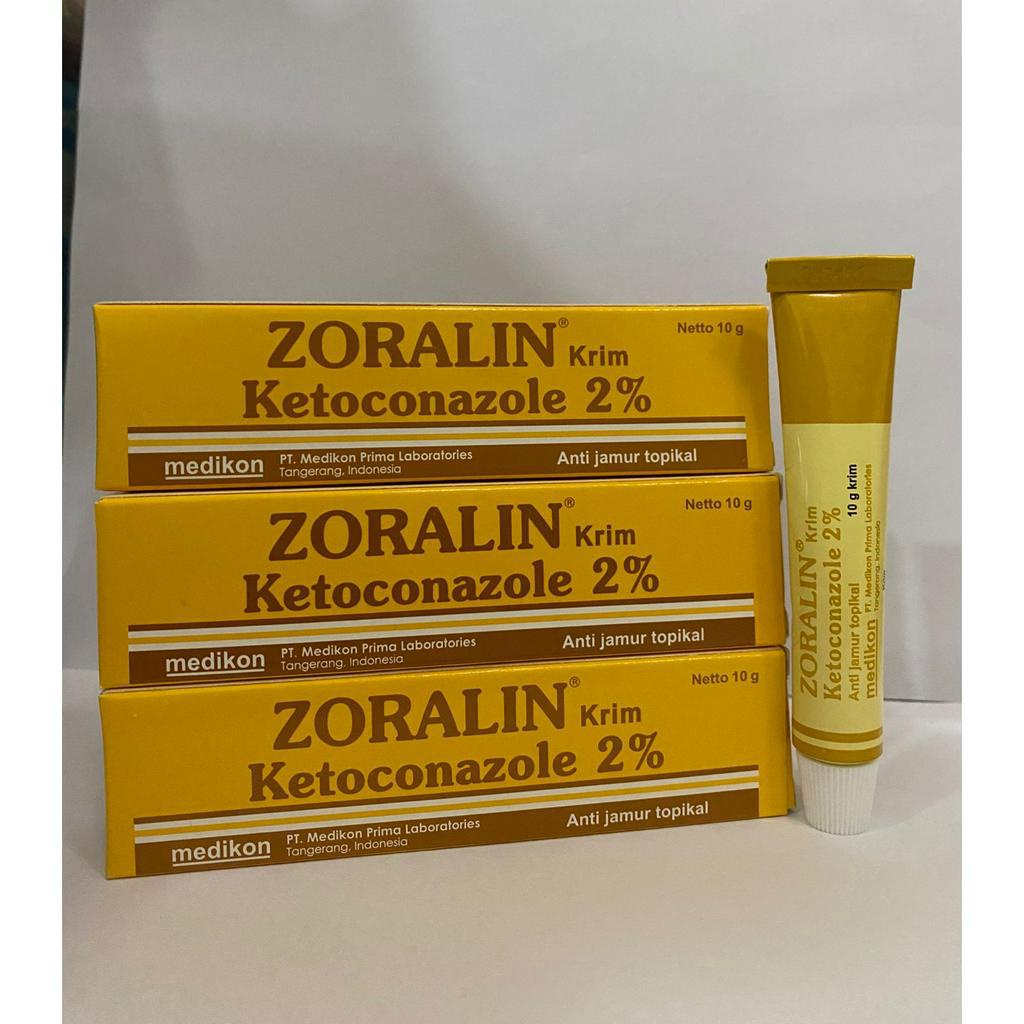 Zoralin krim 10 gram / krim anti jamur panu kadas kudis