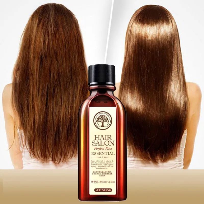 Laikou Morocco Hair Essential Oil Serum Hair Tonic / Vitamin Rambut Kering Kusam Bercabang Kusut