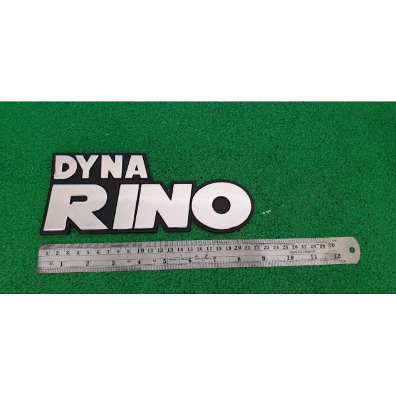 emblem atau logo tulisan DYNA RINO Untuk toyota dyna rino th lama