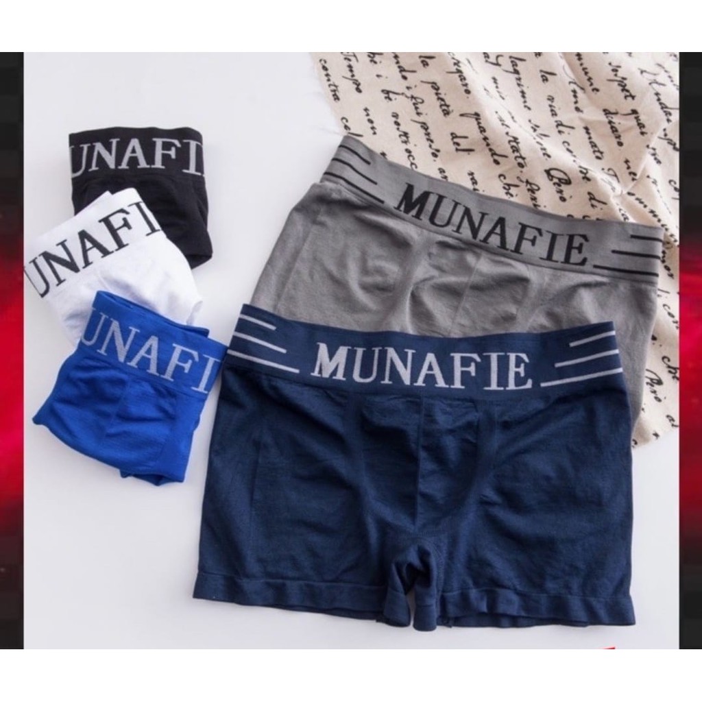 BOXER CELANA DALAM MUNAFIE PRIA  MAN UNDERWEAR