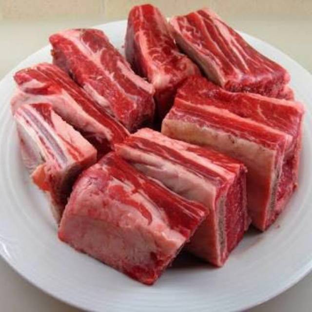 Iga sapi Shortribs 1kg IMPORT AUSTRALIA