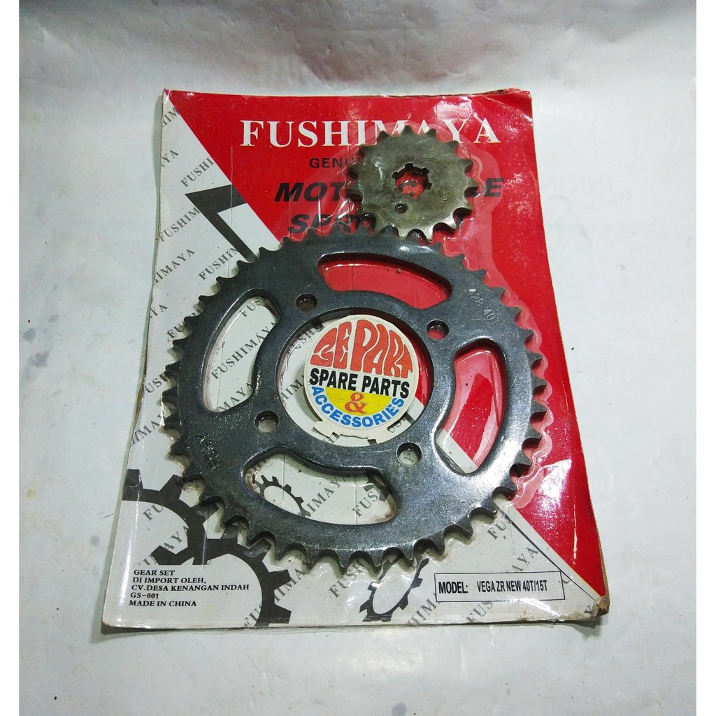 Gir Gear set Vega ZR - Jupiter z 115 Gir Gear depan 15T Belakang 40T 428 gear