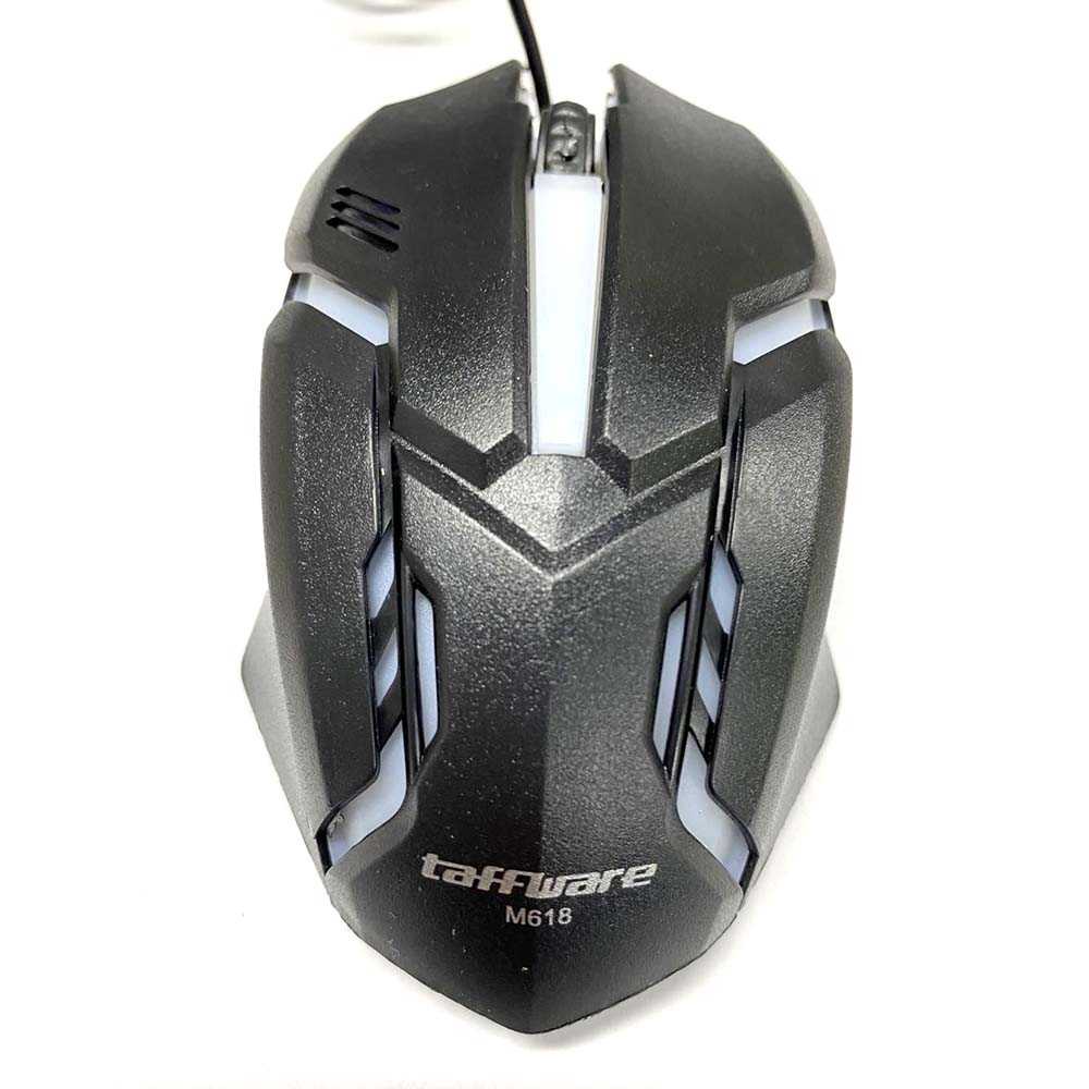 Mouse Gaming Kabel LED RGB 1000 DPI Taffware - M618