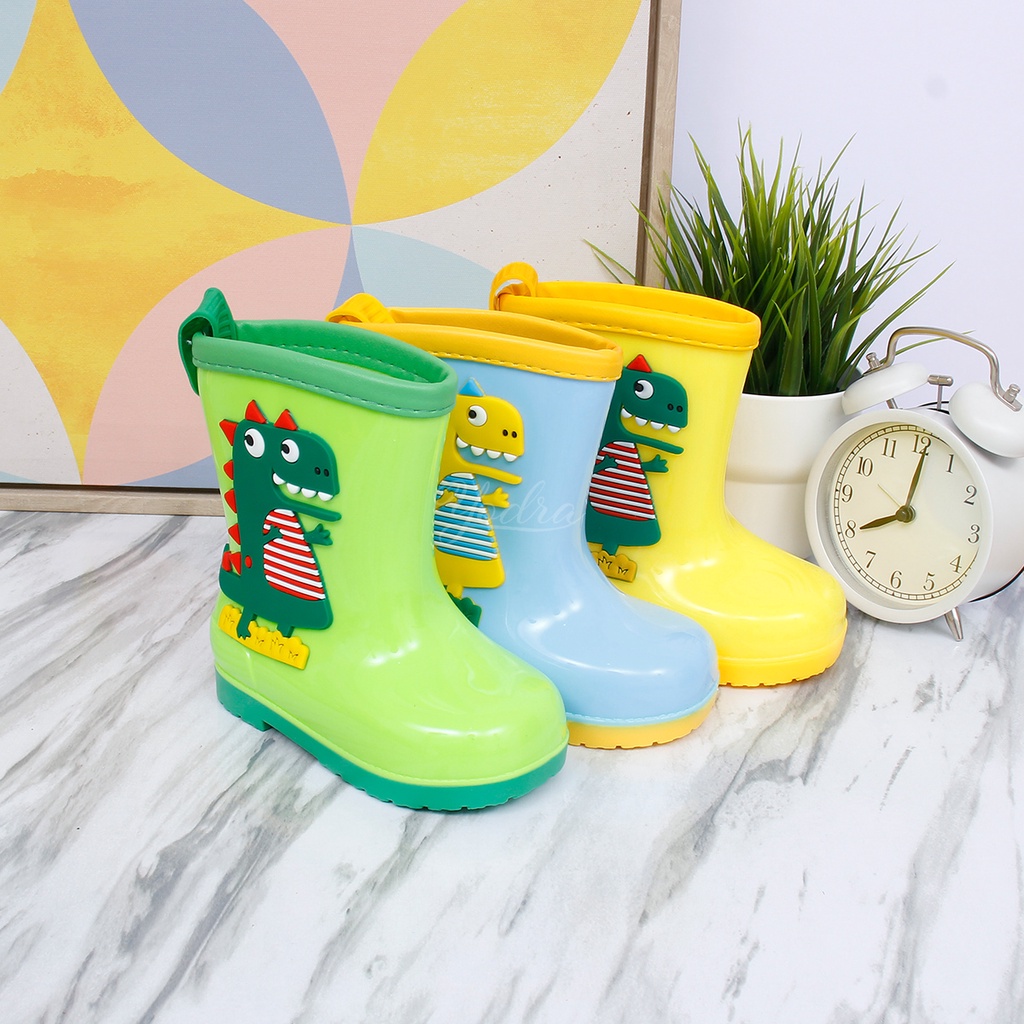 Yodra Dino Kids Anak Jelly  Boots Shoes Import YDR604 Real Pict Sepatu Boots Anak