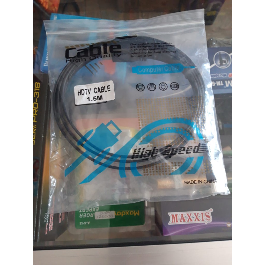 kabel hdmi 1,5 meter black