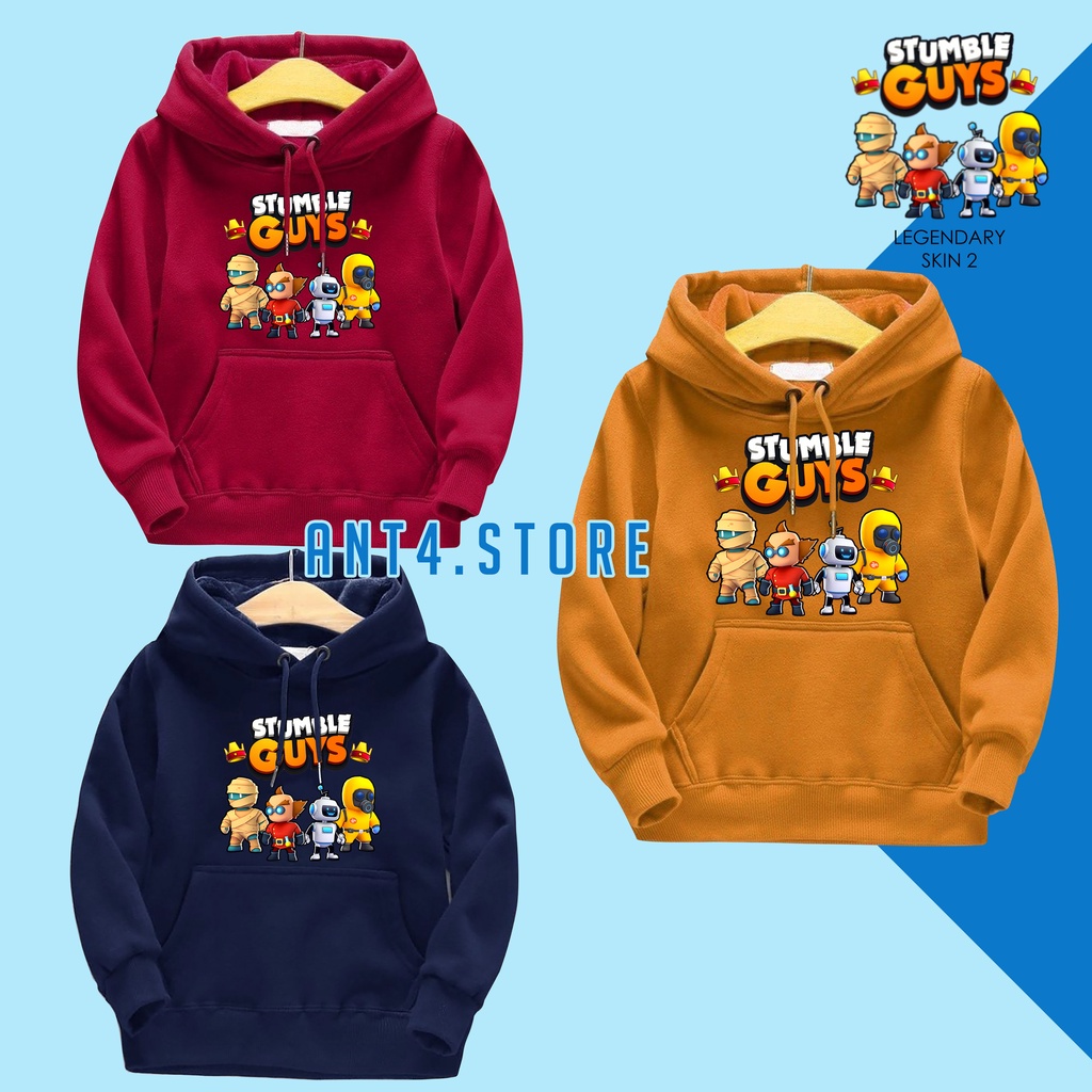 Hoodie Anak Laki Laki Perempuan / Hodie Anak Usia 2 3 4 5 6 7 8 9 10 11 12 Tahun / STUMBLE GUYS Anak Cewek Cowok / Switer Distro Bisa Cod / Suiter Anak Terbaru Switer Anak