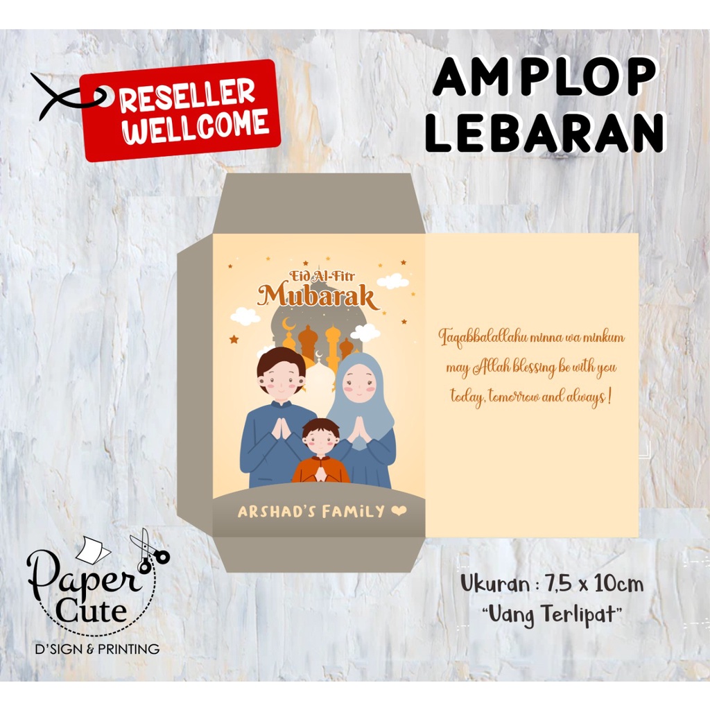 

AMPLOP LEBARAN CUSTOM Kecil