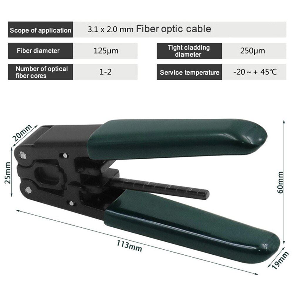 Fiber Optik Drop Cable Stripper