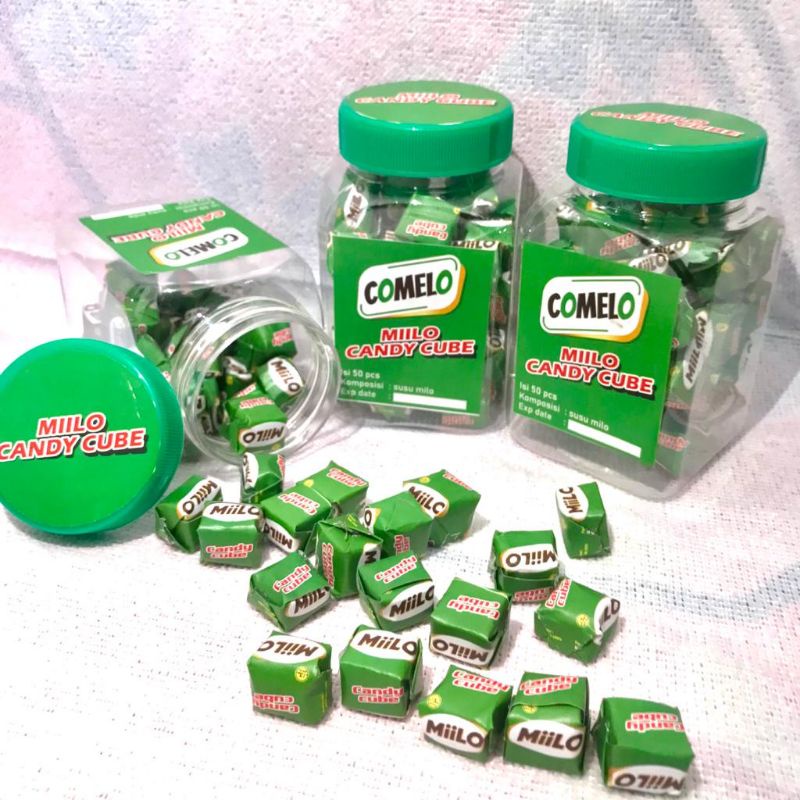 

comelo atau milo cube permen coklat