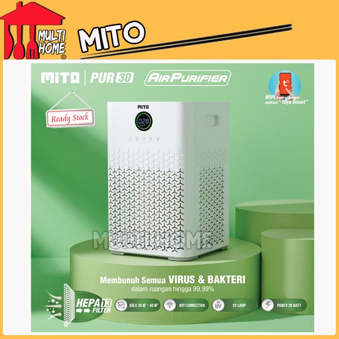 Mito Air Purifier PUR30 / Alat Penyaring Udara Mito PUR 30