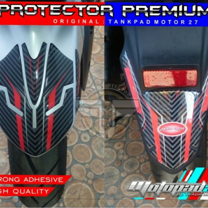 stiker resin timbul spakbor Aerox 155 2021 2022