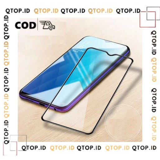 Tempered Glass Full 9D/5D Realme 3, Y2, C11, C9, C5 Pro, 7, 2 Pro, U1, 2, X, 6, 3 PRO, 5 PRO [QTOP]