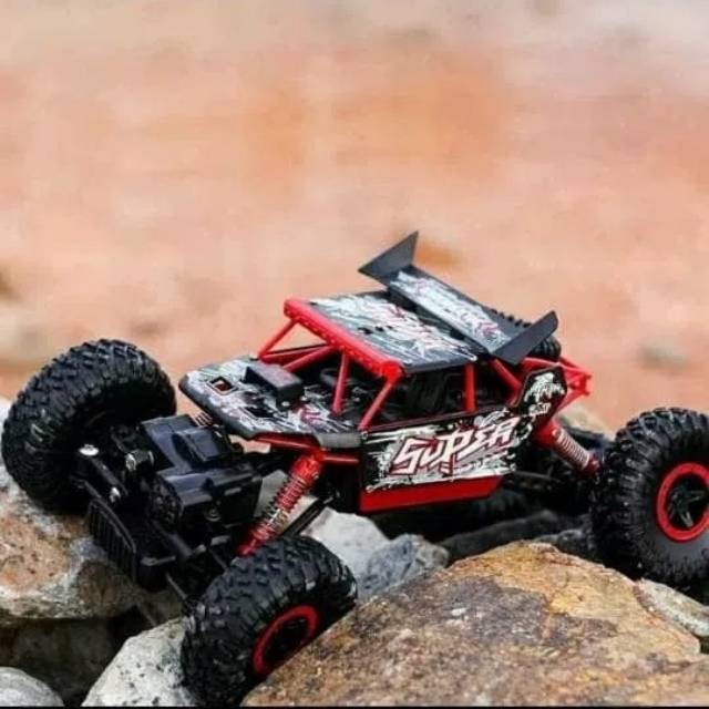 RC CAR ROCK CLAWLER BATRE CAS - MAINAN JEEP OFFROAD REMOTE CONTROL