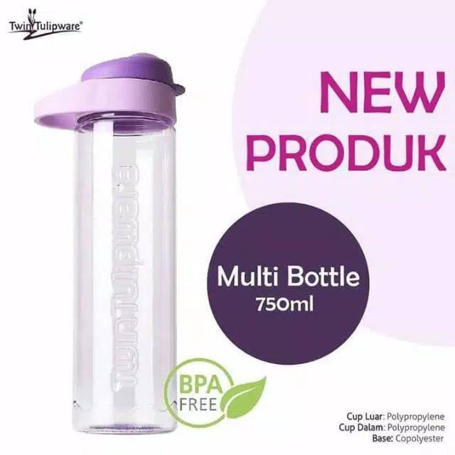 PROMO Botol minum Multi Bottle TWIN TULIPWARE