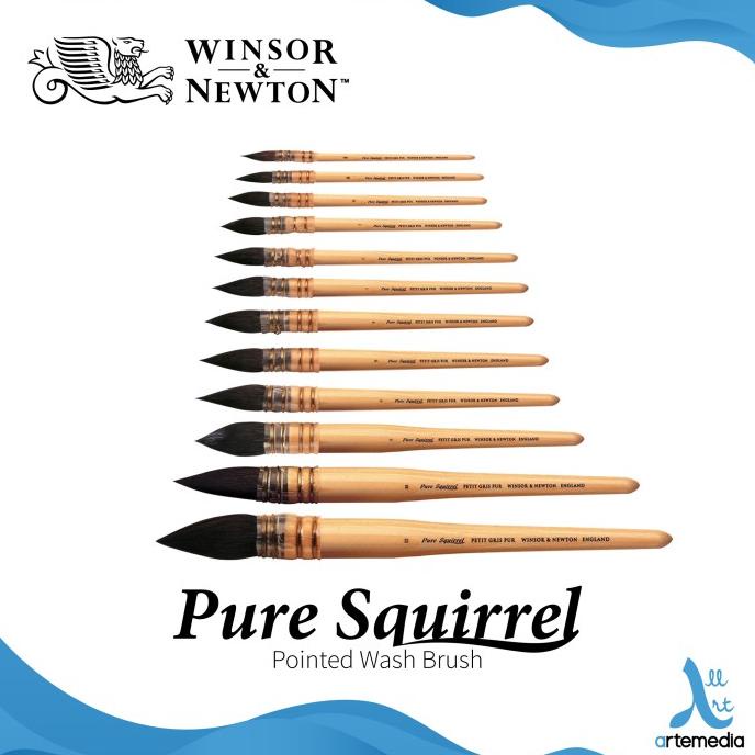 

[COD] Winsor&Newton Pure Squirrel Pointed Wash Brush DISKON Kode 229