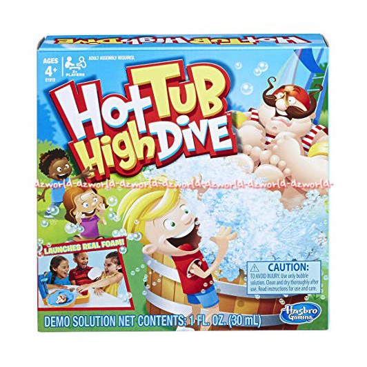 Hot Tub High Dive Hasbro Hottub Mainan Busa Busa Sabun