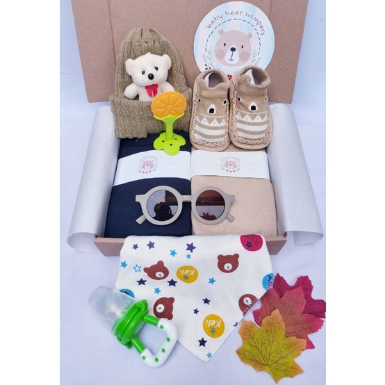 BB22- PAKET DOUBLE BEAR Hampers Bayi / Baby Hampers / Newborn Baby Gift Set / Baby Gift / Kado Bayi / Kado Lahiran