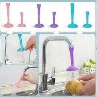 SAMBUNGAN KRAN SHOWER PLASTIK PANJANG / PENDEK KERAN WASTAFEL - pendek 1 pcs