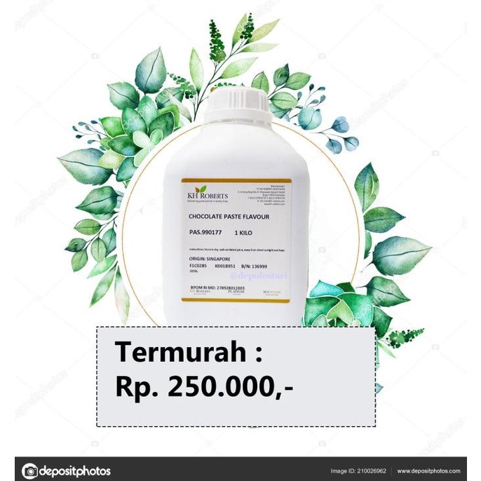 

Termurah Grosir Pasta Coklat Kh Roberts Chocolate 1 Liter ( 1000 Ml) ---NEW---