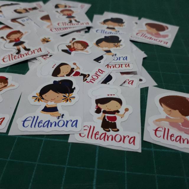 

Label nama cutting stiker custom design suka2