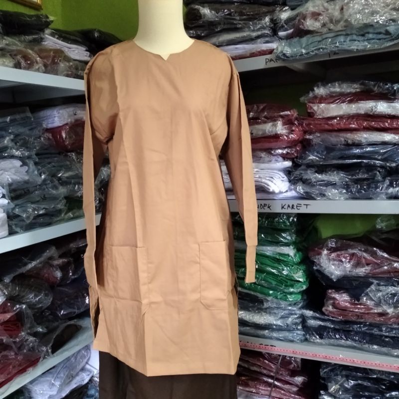Baju Kurung pramuka Muslim Untuk Smp/Sma Seragam Sekolah