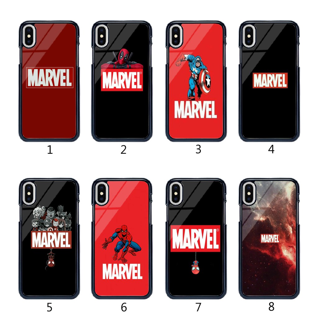 [P81] PHONE CASE MARVEL 2D PRINTING FOR ALL TYPE