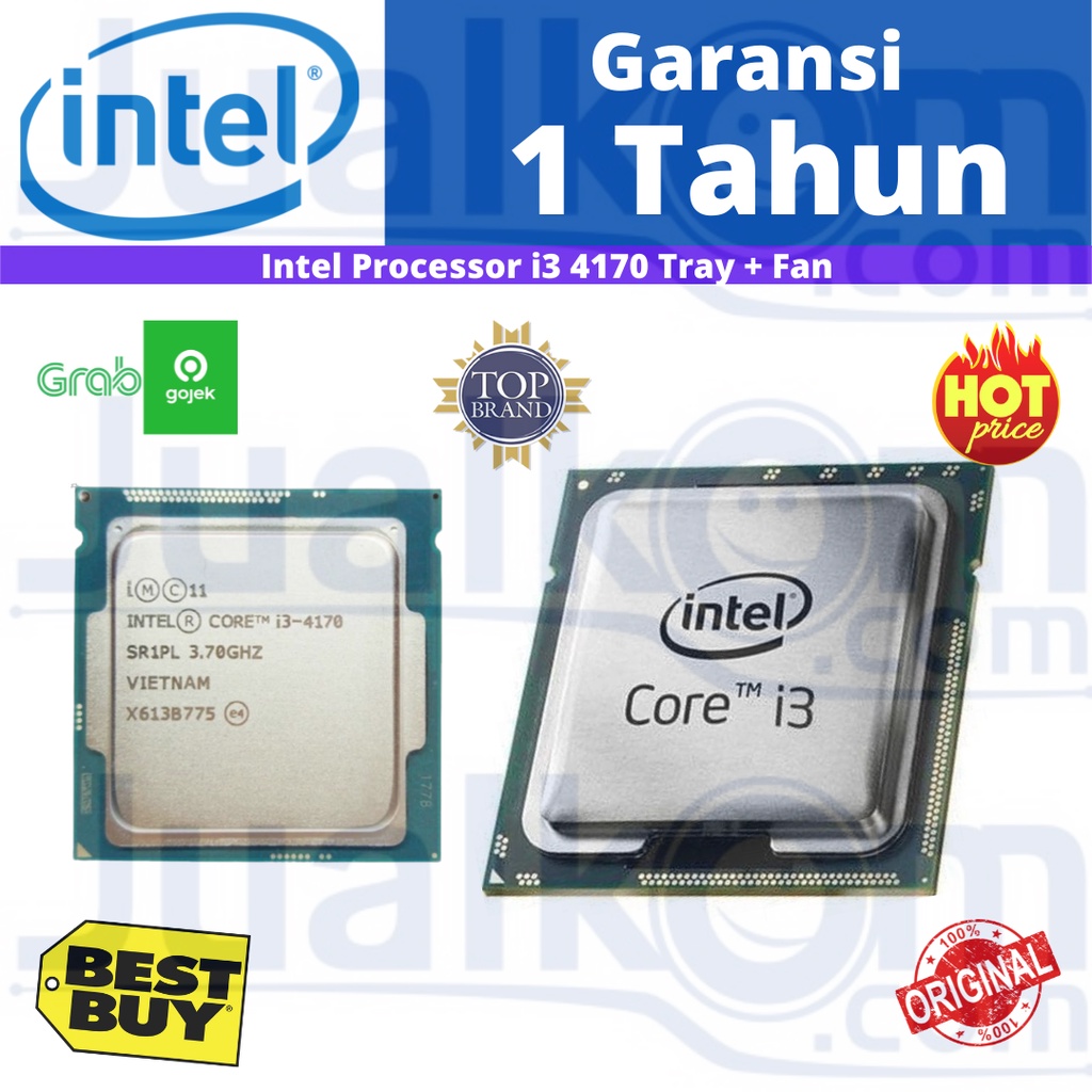 Intel Processor  i3 4170 TRAY + FAN