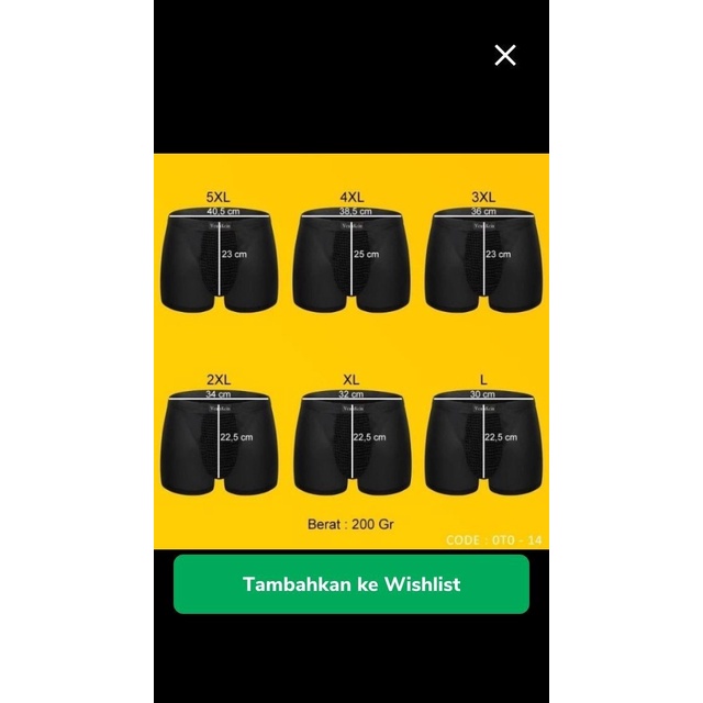 Celana dalam boxer magnet terapi pembesar Mr P kesehatan pria