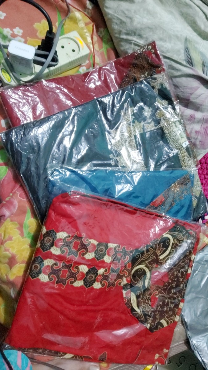 Tunik Batik 071 S M L Xl Xxl Jumbo