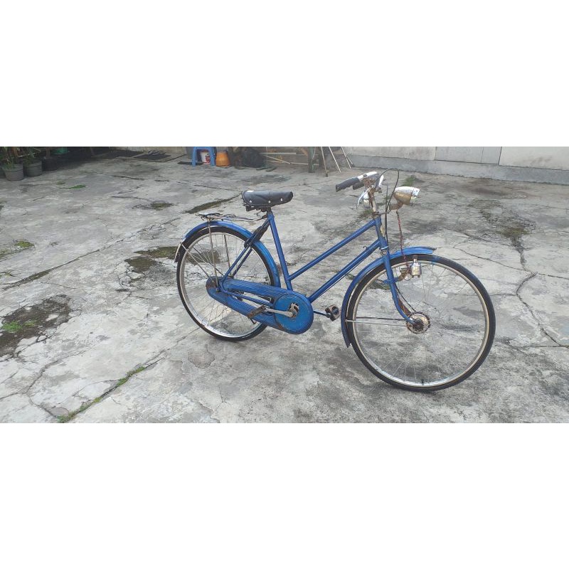 OBRAL SEPEDA ONTHEL JENGKI PHOENIX BIRU BAGUS BERKUALITAS