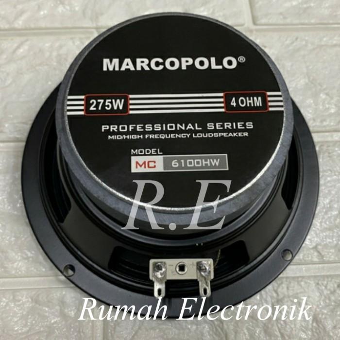 Speak | Komponen Speaker Full Range 6 Inch Marcopolo Mc-6100Hw