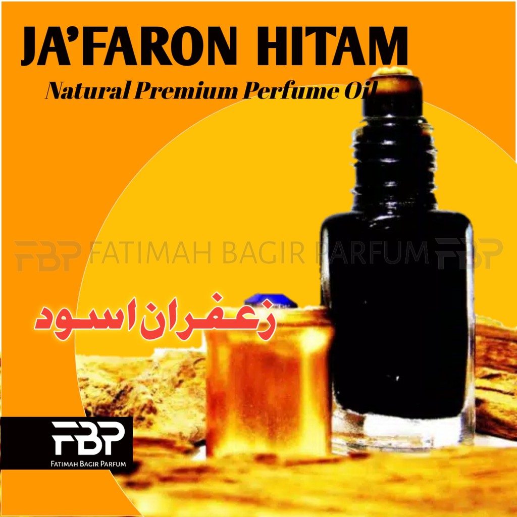 Parfum Jafaron Hitam Minyak Wangi Arab Asli 100 % Safron Ja'faron