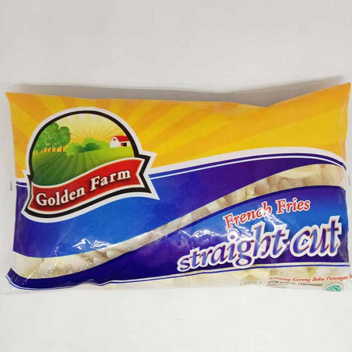 

Golden Farm kentang beku straight cut 1 kg