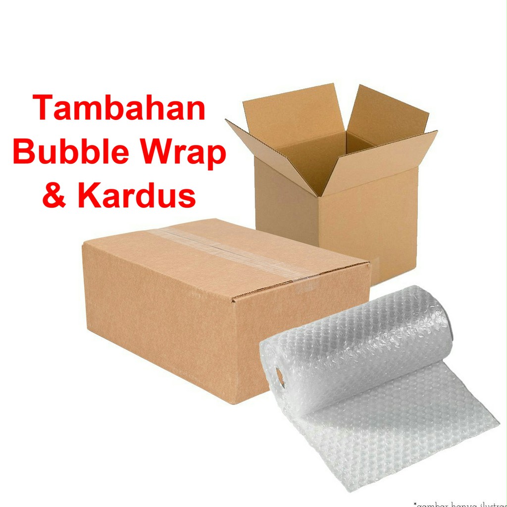 

Bubble wrap dan dus packing tambahan
