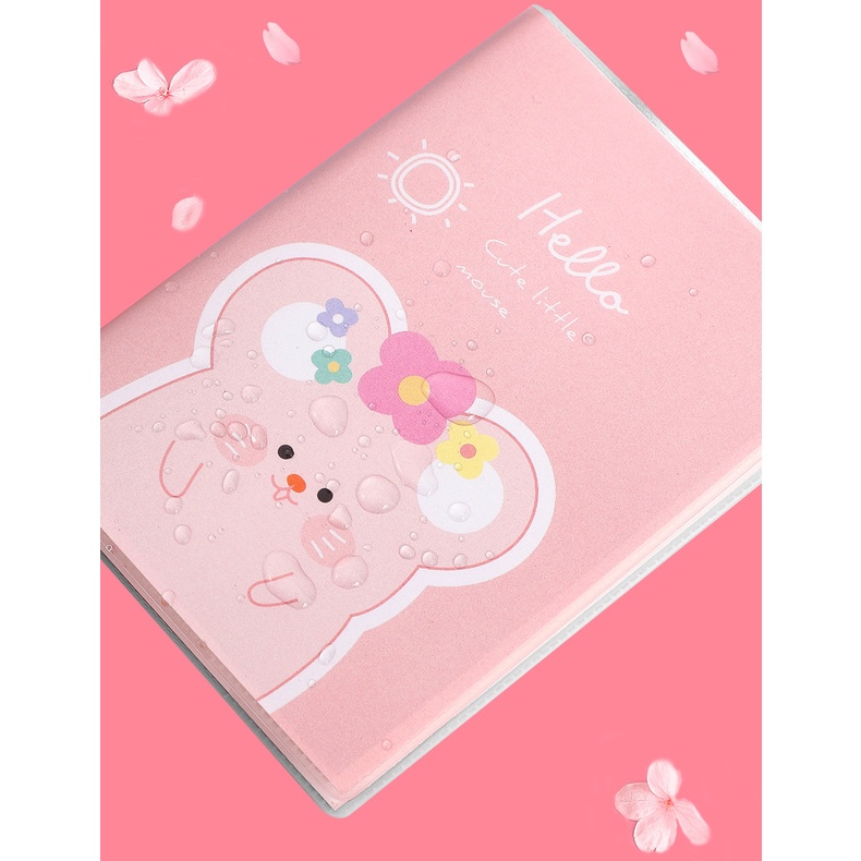 Buku Kecil Mini Book Anak Anak Lucu Soft Cover Notes Bergaris A7 Catatan Harian Sekolah Memo Pad Note Book Untuk Siswa Unik Animasi Bear Kitty Cute Girl Astronaut