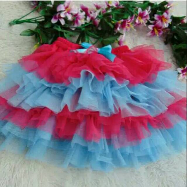 Rok tutu gotik pelangi F