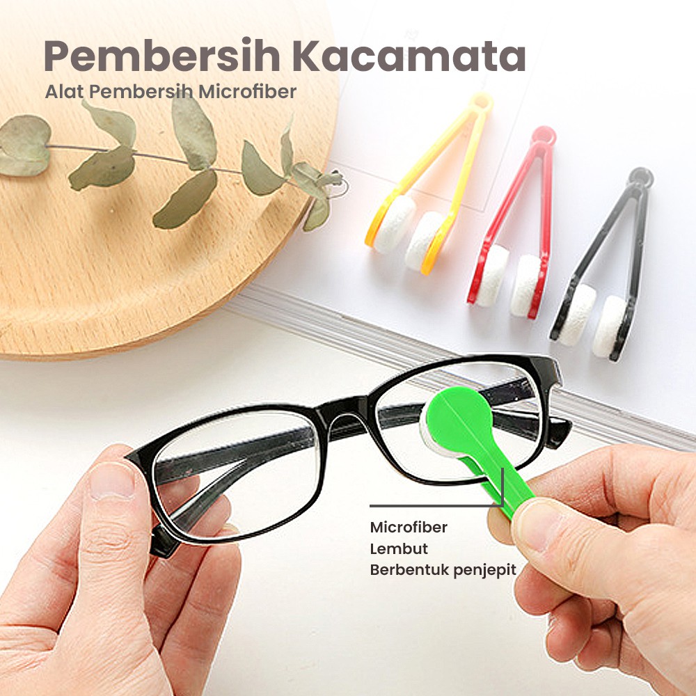 Pembersih Kacamata Microfiber Glasses Wiper Pembersih Debu Minyak dan Kotoran