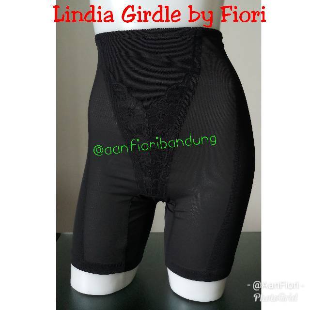 FIORI Long Pants LINDIA GIRDLE LONG Black | Celana Pengencang Perut Paha | Celana Korset Perut