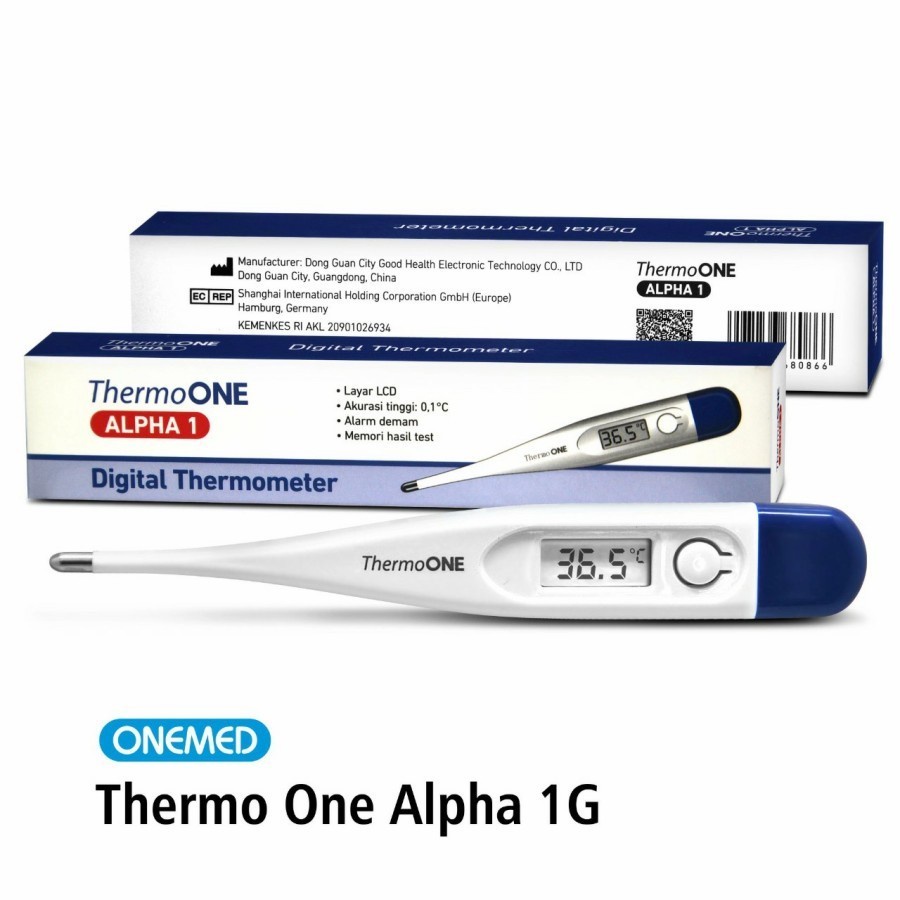 Termometer Panas / ThermOne Alpha 1G / Merk Onemed