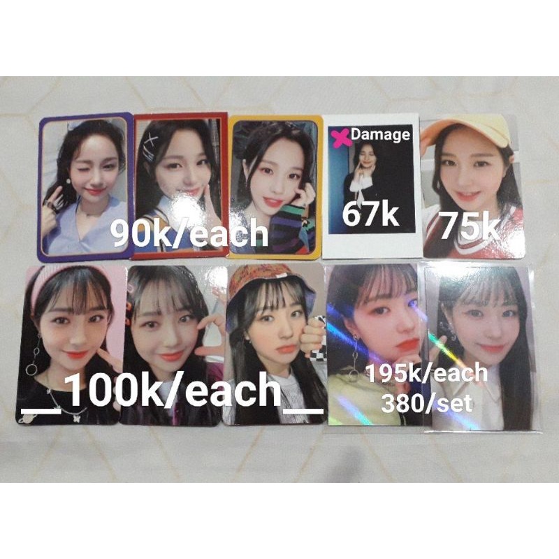 Photocard/Pc gidle, weeekly jihan, jaehee, soojin