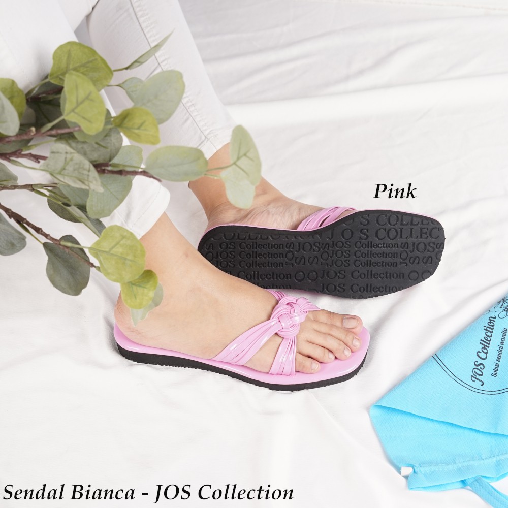 Sandal Wedges Wanita Model Selop - Bianca by JOS Collection