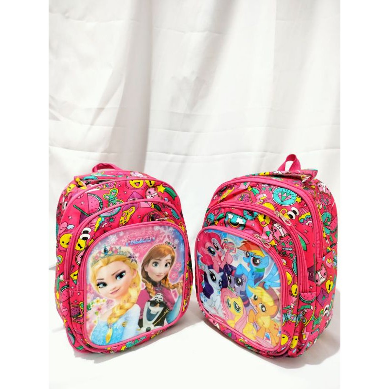 [SIAP KIRIM] TAS ANAK LAMPU KARAKTER FROZEN UNIQORN