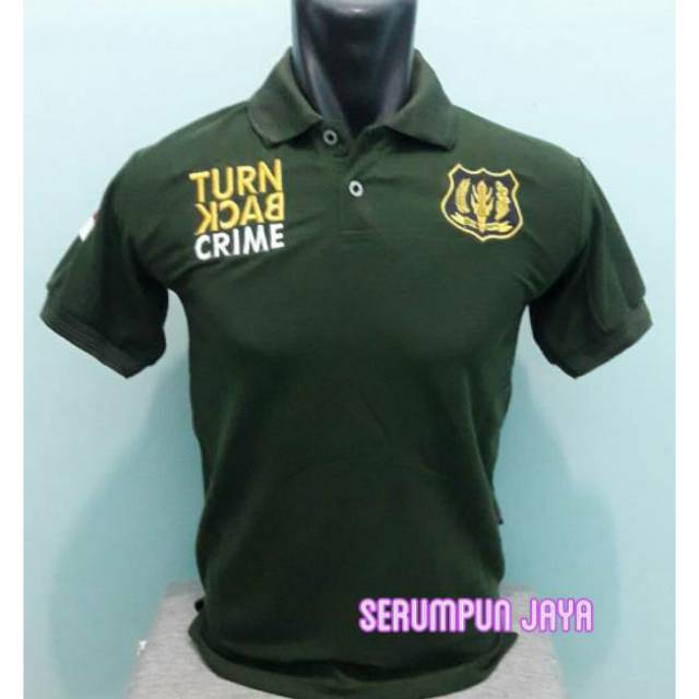 KAOS TURN BACK CRIME SECURITY HIJAU ARMY - KAOS SECURITY TBC - KAOS TBC SECURITY HIJAU ARMY