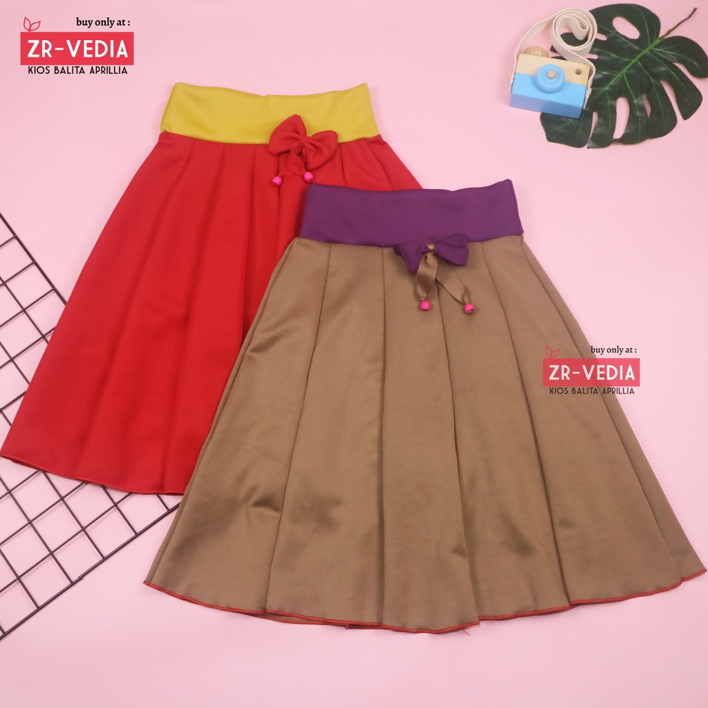 [POLOS] Rok Pita Bianca uk 8-10 Tahun / Skirt Polos Import Motif Anak Perempuan Cewek Skirt Pendek